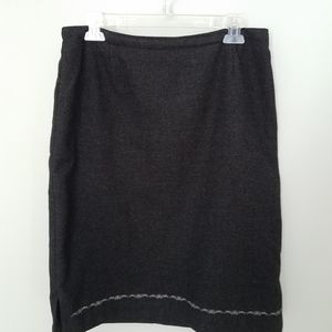Old Navy Women Skirt Size 12 Gray